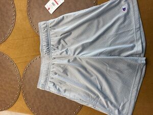 Champion Classic Mesh Shorts Men's Grey Size S 9 Inch Inseam Gym Basketball NWT